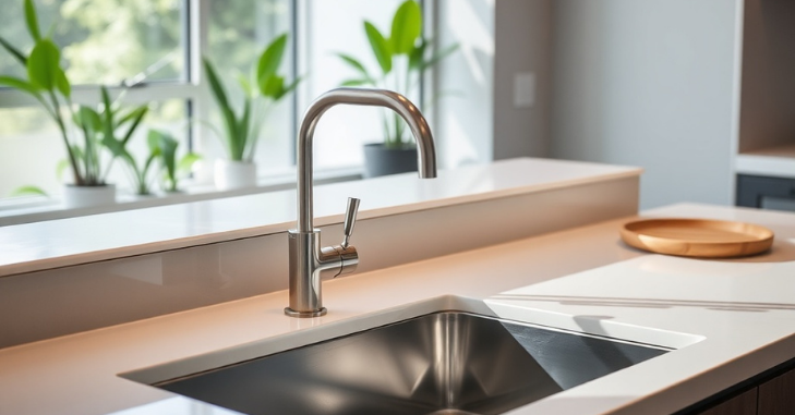 Installing an air gap into a countertop mounting hole