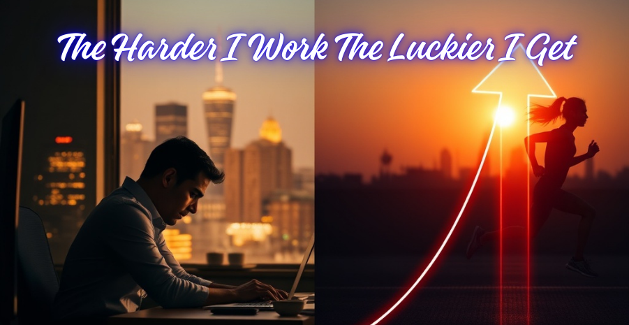 The Harder I Work The Luckier I Get