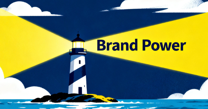 Close-up of a distinctive logo on product packaging