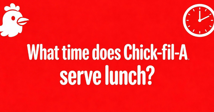 Customer checking a menu board for lunch hours